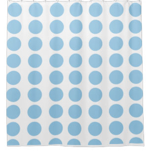 Rideaux De Douche Design Pois bleu