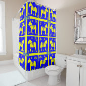 Rideaux De Douche design scandinave (En situation)