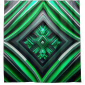 Rideaux De Douche Design vert (Devant)