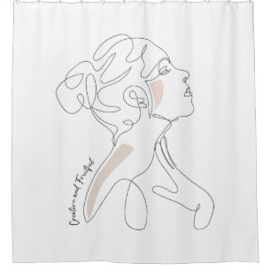 Rideaux De Douche Dessin d'art en ligne - Créatif et Fruit