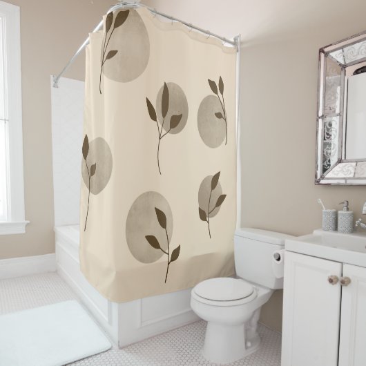 Rideaux De Douche dessin de lune (En situation)