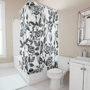 Rideaux De Douche dessin rose