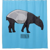 Rideaux De Douche Dessin sur Tapir (Devant)