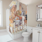 Rideaux De Douche Détail De La Veille De Noël - Carl Larsson 1906 (En situation)