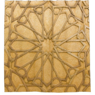 Rideaux De Douche Détail vintage traditionnel de la porte, Maroc