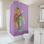 Rideaux De Douche Deux Angles pour vous surveiller (En situation)