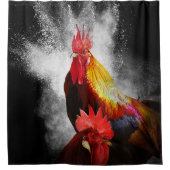 Rideaux De Douche Deux coq (Devant)