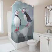Rideaux De Douche Deux Puffins (En situation)