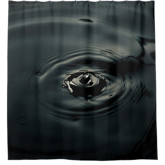 RIDEAUX DE DOUCHE DÉVERSEMENT D'EAU DANS L'EAU (Devant)