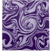Rideaux De Douche Déversement - Violet (Devant)