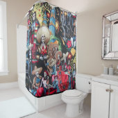 Rideaux De Douche Día de Muertos (En situation)