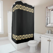 Rideaux De Douche "Diamant noir" (En situation)