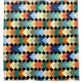 Rideaux De Douche Diamants de couleur claire (Devant)