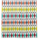 Rideaux De Douche Diamants et Starburts (Devant)