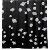 Rideaux De Douche Diamants étincelants (Devant)