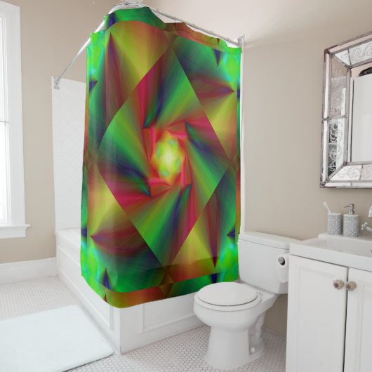 Rideaux De Douche Diamond Spears 6 (En situation)