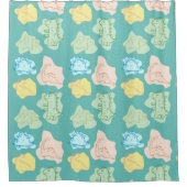 RIDEAUX DE DOUCHE DINOSAUR (Devant)