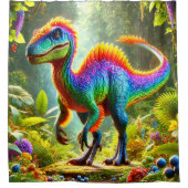 Rideaux De Douche Dinosaure (Devant)