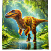 Rideaux De Douche Dinosaure (Devant)