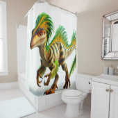 Rideaux De Douche Dinosaure (En situation)