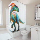 Rideaux De Douche Dinosaure (En situation)