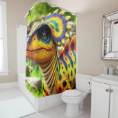 Rideaux De Douche Dinosaure (En situation)