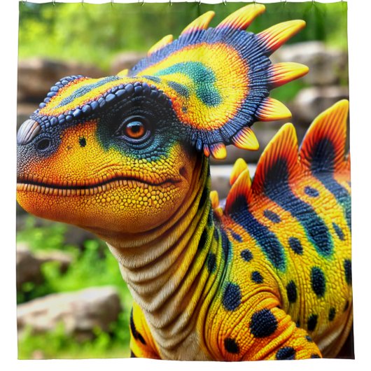Rideaux De Douche Dinosaure (Devant)