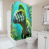 Rideaux De Douche Dinosaure (En situation)
