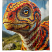 Rideaux De Douche Dinosaure (Devant)