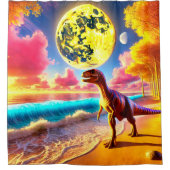 Rideaux De Douche Dinosaure (Devant)