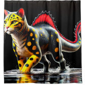 Rideaux De Douche Dinosaure (Devant)