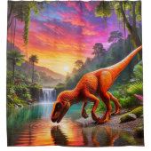Rideaux De Douche Dinosaure (Devant)