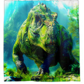 Rideaux De Douche Dinosaure (Devant)