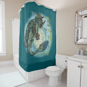 Rideaux De Douche Dinosaure de tri-turtletops
