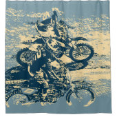 Rideaux De Douche Dirt Track - Course Motocross (Devant)