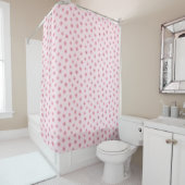 Rideaux De Douche Ditsy Floral Dainty Tiny Girly Spring Summer Pink (En situation)
