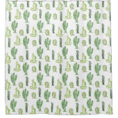 Rideaux De Douche Divers cactus verts motif (Devant)
