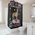 Rideaux De Douche Dog Just A Girl Who Loves Greyhounds<br><div class="desc">Dog Just A Girl Who Loves Greyhounds</div>
