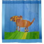 Rideaux De Douche Doggy Art by Kids (Devant)