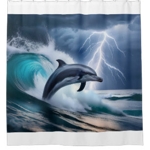 Rideaux De Douche Dolphin Dive