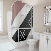 Rideaux De Douche Dominos abstraits (En situation)