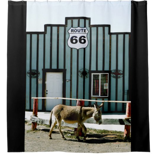 Rideaux De Douche Donkey Town Oatman Arizona (Devant)