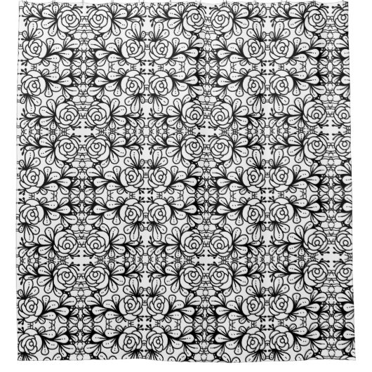 Rideaux De Douche Doodleroses (Devant)