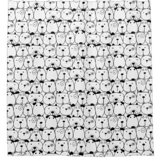 Rideaux De Douche Doodles de chien
