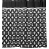 Rideaux De Douche Doubles motifs noirs et blancs élégants de (Devant)
