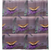 Rideaux De Douche Douceur violette papillon (Devant)