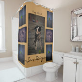 Rideaux De Douche Douche à chiens (En situation)