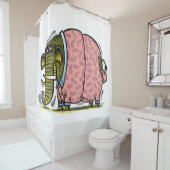 Rideaux De Douche Douche éléphante (En situation)