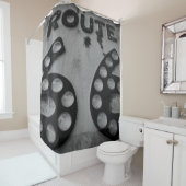 Rideaux De Douche Douche sur l'itinéraire 66 (En situation)