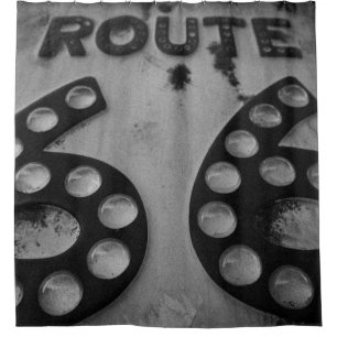 Rideaux De Douche Douche sur l'itinéraire 66